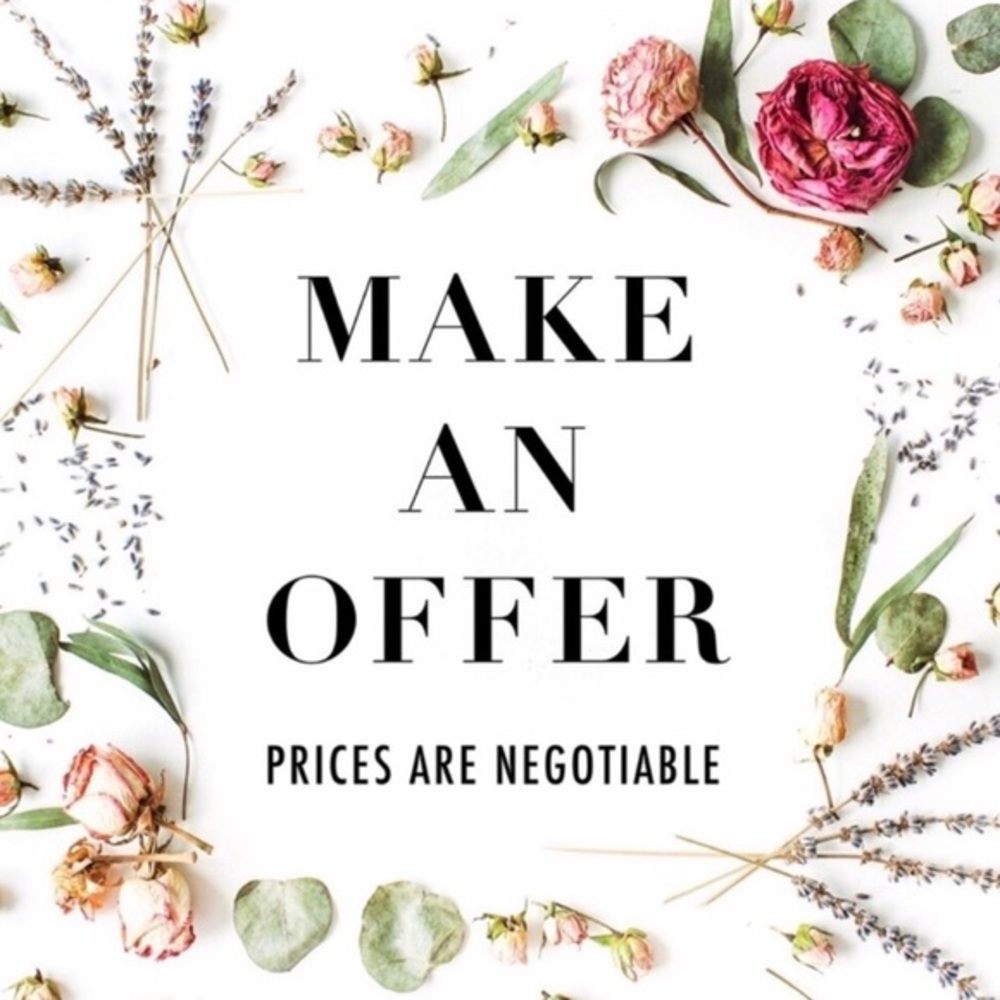 Prices are negotiable